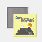 恐竜おもしろい絶滅 マグネット (正面/裏面)