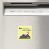 恐竜おもしろい絶滅 マグネット (インサイチュ (食洗機))