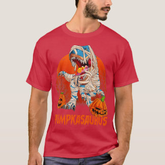 恐竜おもしろいTレックスミイプンプキンハロウィーンfor K Tシャツ