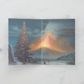 恐竜お祝い空白のカード サンキューカード (内部)