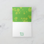 恐竜かわいい誕生日カード カード (内部)