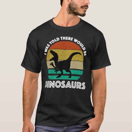 恐竜がいると聞いた Tシャツ (正面)