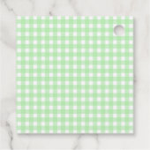 恐竜がラワーグリーンオレンジのハロウィンキッズを扱う フェイバータグ (裏面)