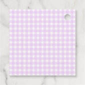 恐竜がラワーパープルオレンジハロウィンキッズを扱う フェイバータグ (裏面)