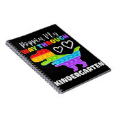 恐竜が幼稚園を通り抜ける ノートブック (右側)