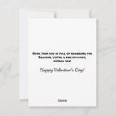 恐竜が最高！ 学校のバレンタイン恐竜 シーズンカード (裏面)