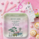 恐竜が望んでいたベビーの最初の誕生日 ペーパープレート (パーティー)