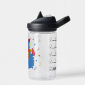 恐竜が歌う ウォーターボトル (左面)