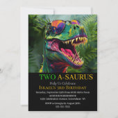 恐竜が轟音の招待状に 招待状 (正面)