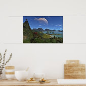 恐竜が鳴った時 ポスター (キッチン)