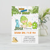 恐竜が9歳の誕生日を迎える 招待状 (スタンド正面)