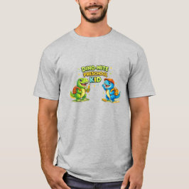 恐竜だ!プリスクールキッズTシャツ - おもしろい恐竜の背中 Tシャツ