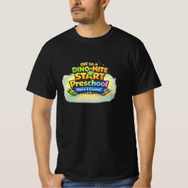 恐竜でワクワク!幼稚園デビューTシャツ Tシャツ