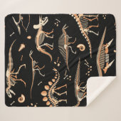 恐竜と化石の骨格 シェルパブランケット (正面(横))