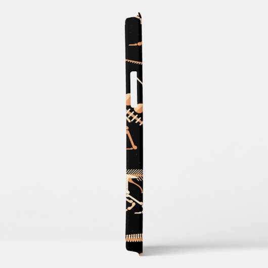 恐竜と化石の骨格 Case-Mate iPhoneケース (裏面 / 右)