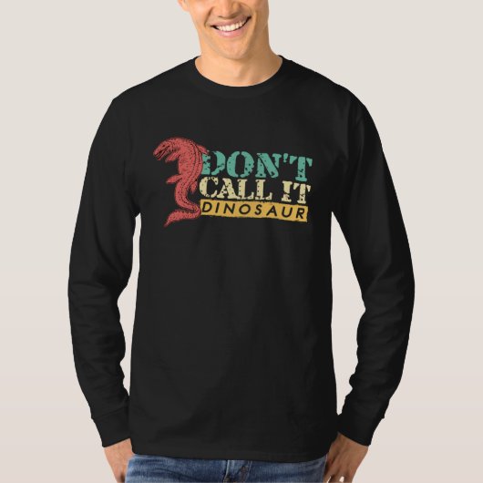 恐竜と呼ばないで モササウルス 恐竜 Tシャツ (正面)