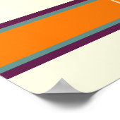 恐竜と手のひら ポスター (角)