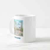 恐竜と旧石器時代 コーヒーマグカップ (正面左)