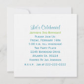 恐竜と水玉模様:パーティの招待状 招待状 (裏面)