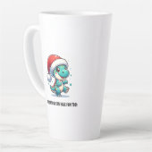 恐竜にもおもしろい! カフェラテマグ (左アングル)