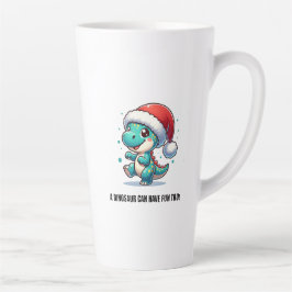 恐竜にもおもしろい! カフェラテマグ