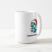 恐竜にもおもしろい! コーヒーマグカップ (正面右)