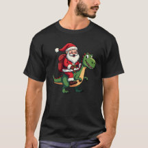 恐竜に乗ったサンタクロース最高のクリスマスギフト