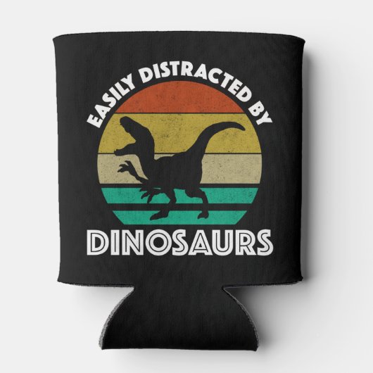 恐竜に気を取られやすい 缶クーラー (裏面)