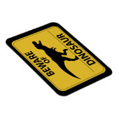 恐竜に注意 マグネット (右側)