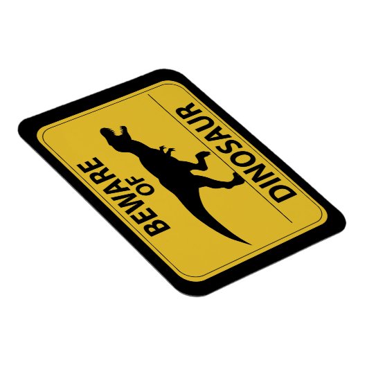 恐竜に注意 マグネット (右側)