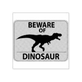 恐竜に用心 ラバースタンプ (インプリント)