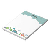 恐竜のおもしろいメモ帳 ノートパッド (回転)