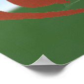 恐竜のお洒落マンガアート ポスター (角)