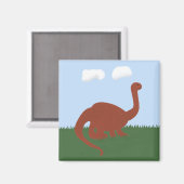 恐竜のお洒落マンガアート マグネット (正面/裏面)