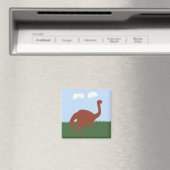 恐竜のお洒落マンガアート マグネット (インサイチュ (食洗機))