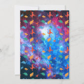 恐竜のお洒落誕生日の招待 招待状 (裏面)