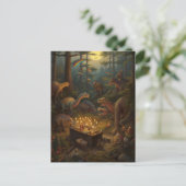 恐竜のお祭り ポストカード (スタンド正面)