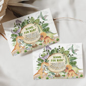 恐竜のかわいい先史時代の動物の本ベビー エンクロージャーカード