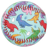 恐竜のかわいい型 ソフトボール (正面左)