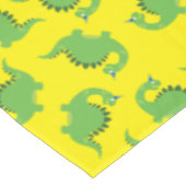 恐竜のかわいい最初の誕生日テーブルクロス テーブルクロス (アングル)