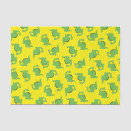 恐竜のかわいい1歳の誕生日パーティーティッシュペーパー 薄葉紙