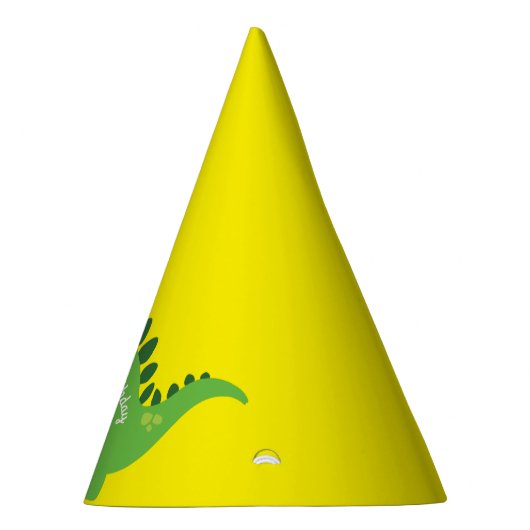 恐竜のかわいい1歳の誕生日パーティー帽子 パーティーハット (右)