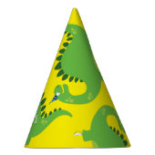 恐竜のかわいい1歳の誕生日パーティー帽子 パーティーハット (右)