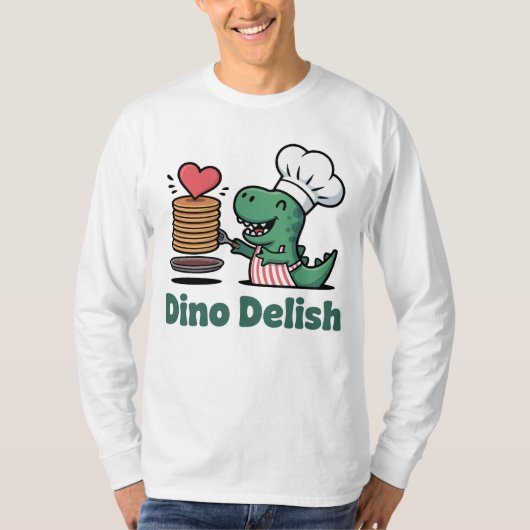 恐竜のごちそう Tシャツ (正面)