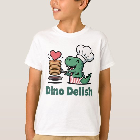 恐竜のごちそう Tシャツ (正面)