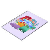 恐竜のアルファベットのノート ノートブック (左側)