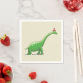 恐竜のウォルター スタンダードカクテルナプキン (インサイチュ)