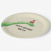 恐竜のウォルター ペーパープレート (アングル)