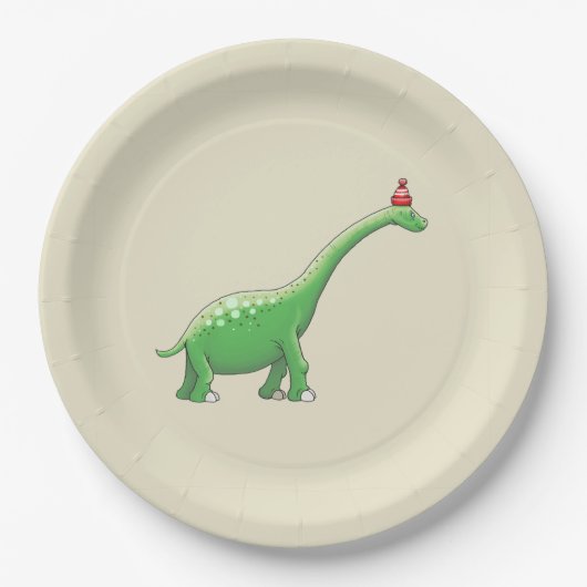 恐竜のウォルター ペーパープレート (正面)