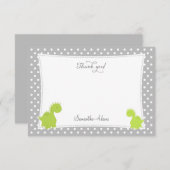 恐竜のウテサンキューカード サンキューカード (正面/裏面)